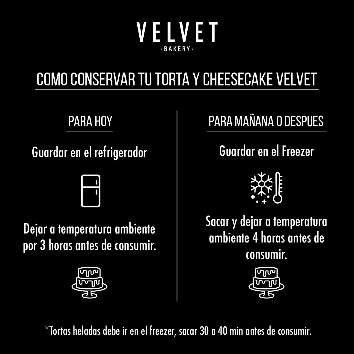 VELVET Dark Cake (Vegan)