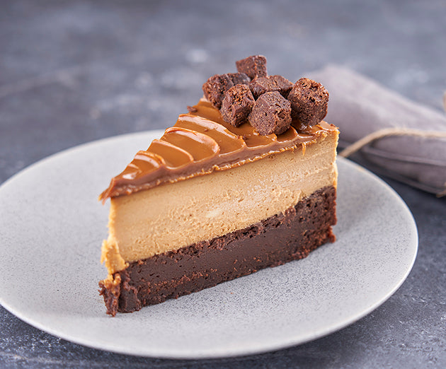 Trozo Cheesecake Brownie Dulce de Leche